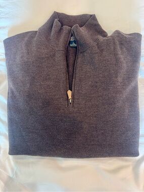 Men’s Brooks brothers 100% Saxxon Wool sweater
